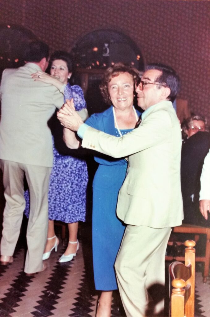 Manuzzi Dino con la moglie Adele